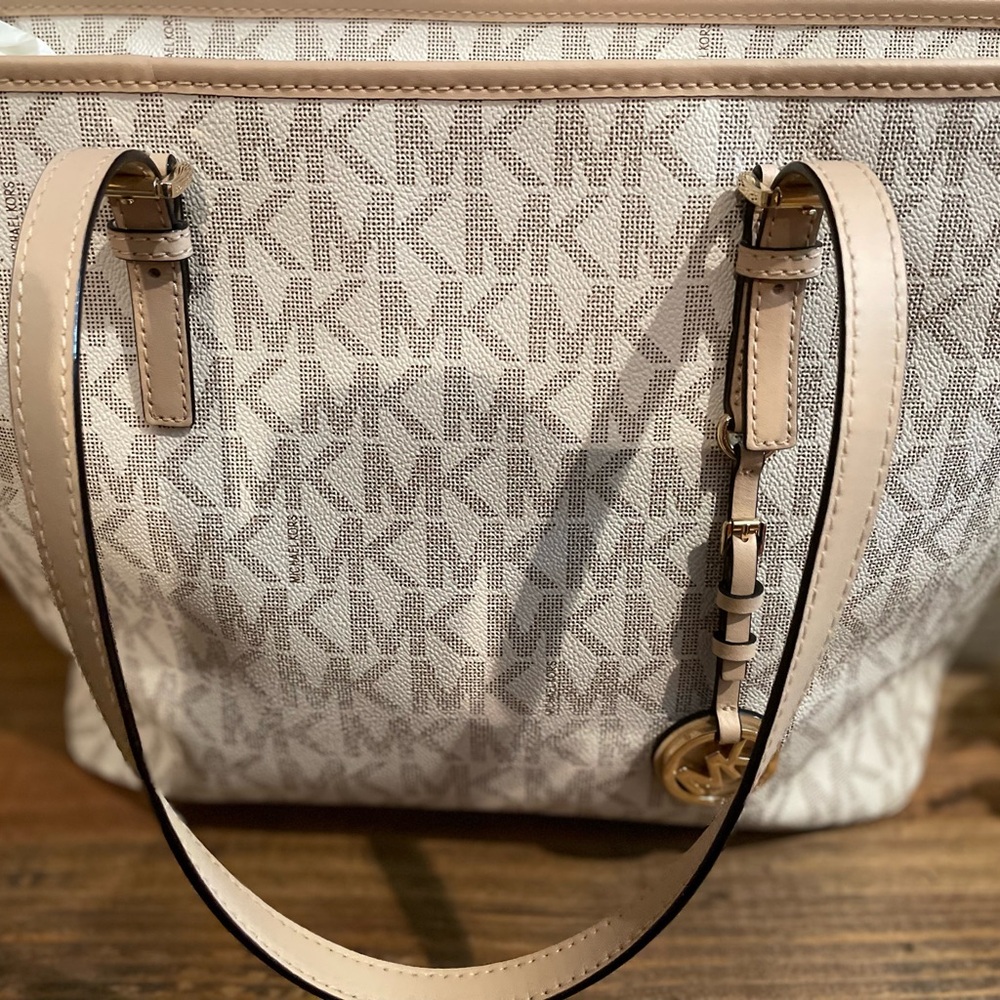 Michael Kors Beige Tote Bag